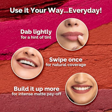 Mamaearth Moisture Matte Long Stay Lipstick Minis Gift Set - Nude Perfection | 8 Hour Moisture Lock | Up to 12-Hour Long Stay | Smudge Proof | Travel-Friendly | Gifting For Valentine's Day, Birthday, Anniversary & Special Occasions | Premium Gift Pack